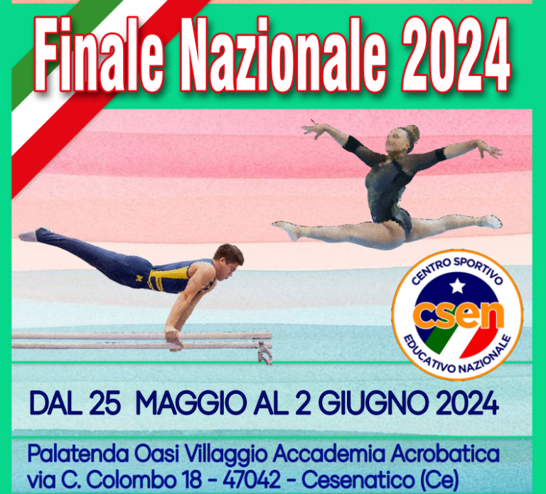 Ginnastica artistica csen finale nazionale maschile e femminile